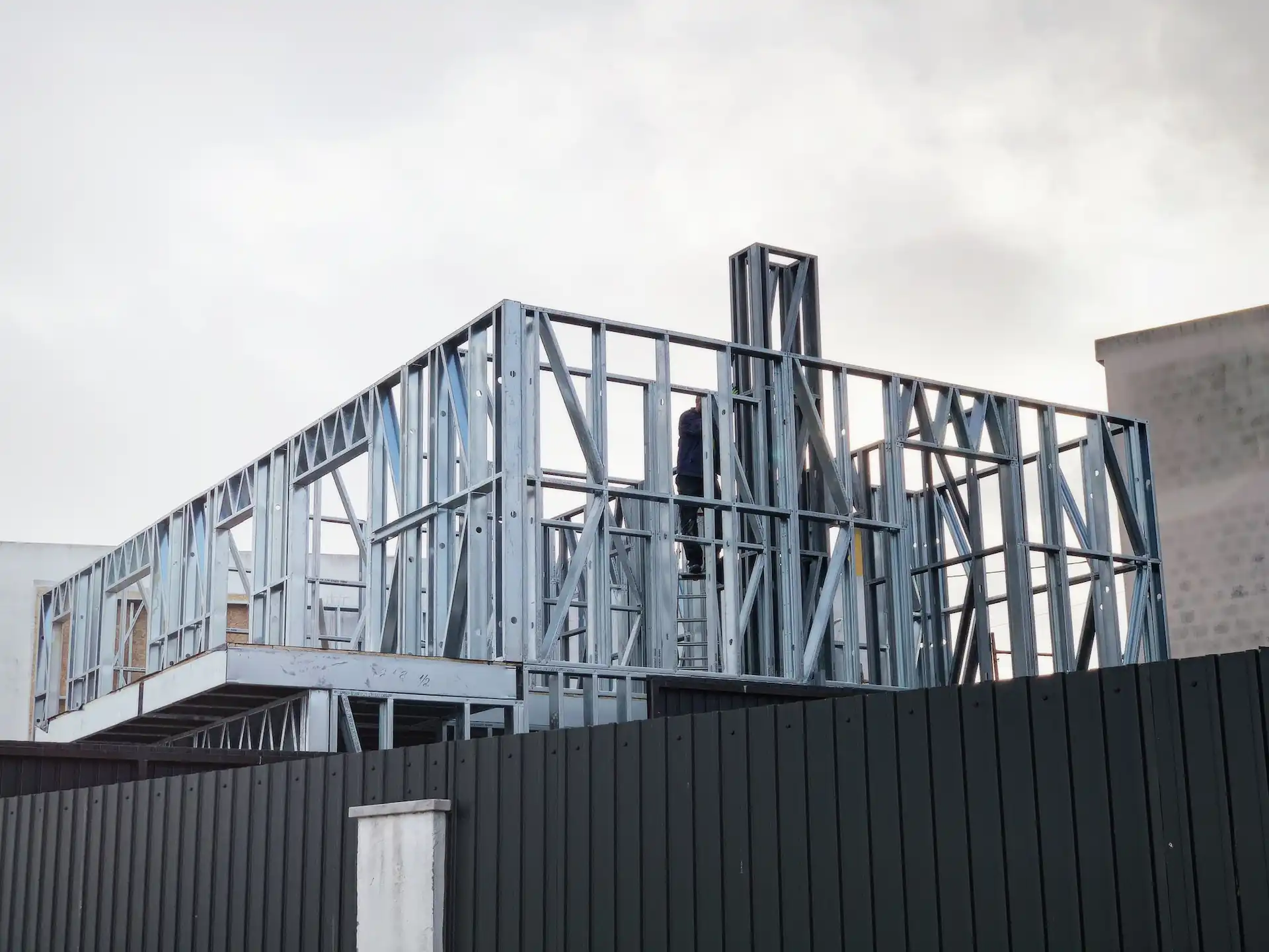 Construção de casa em LSF