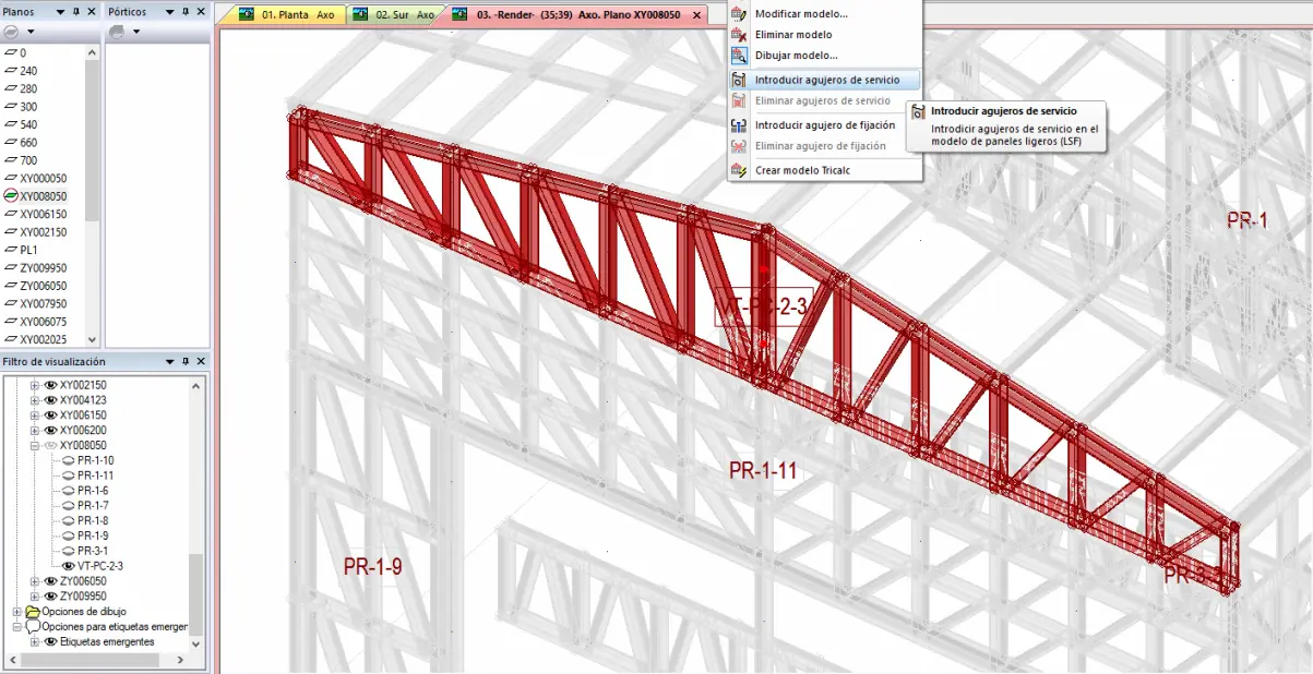 Tricalc asna cobertura cálculo estrutural