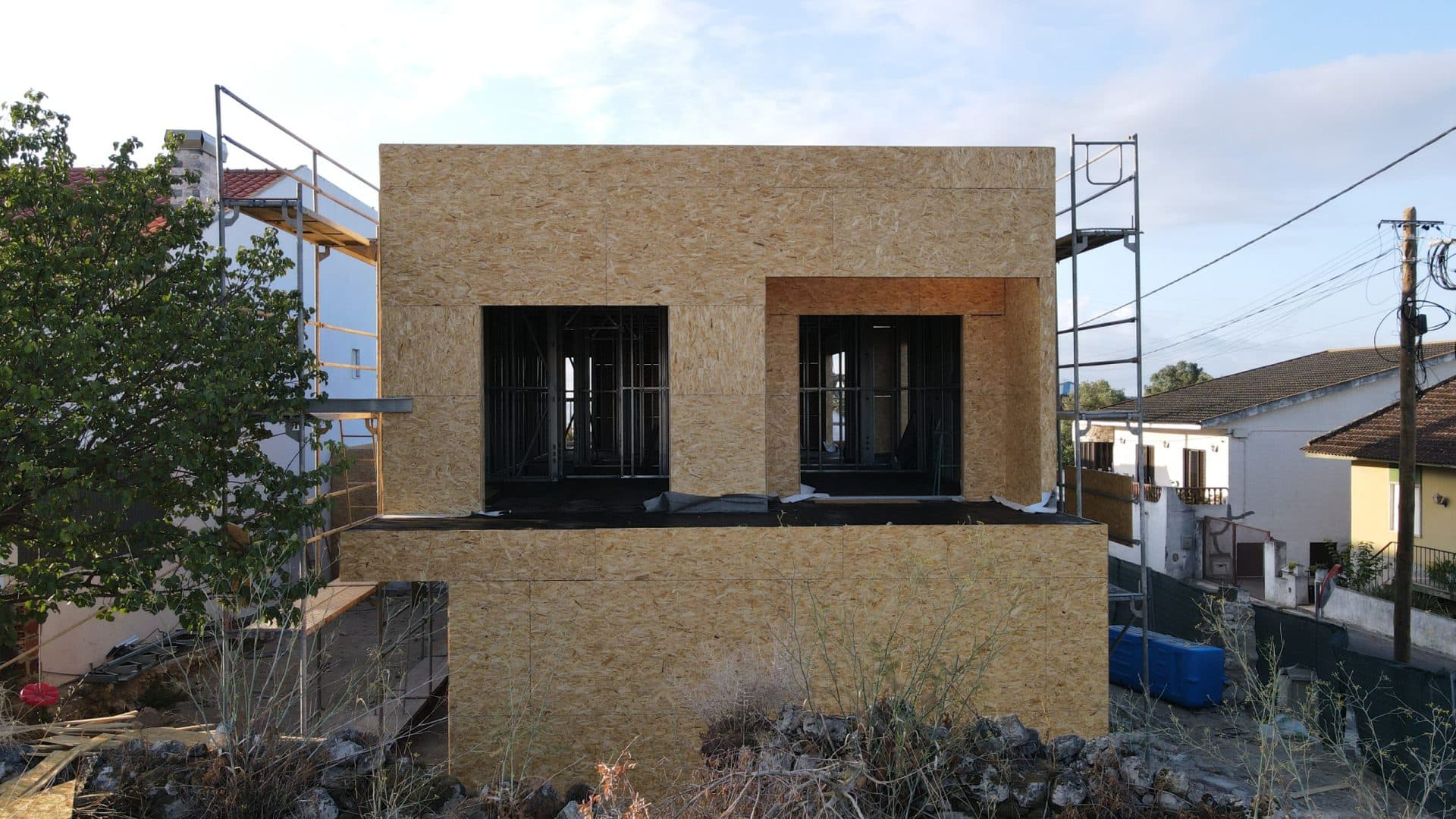 Casa em LSF em fase OSB